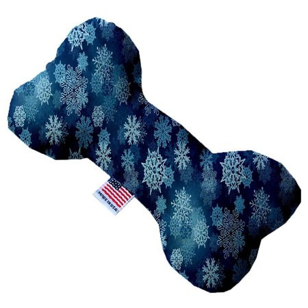 MIRAGE PET PRODUCTS Winter Wonderland 6 in. Stuffing Free Bone Dog Toy 1316-SFTYBN6